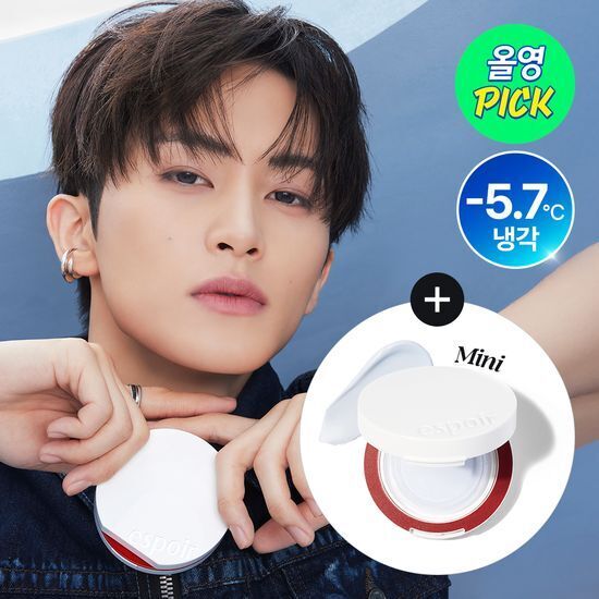 《Olive young連線》espoir Be Velvet Sebum Cut Cooling Cushion set