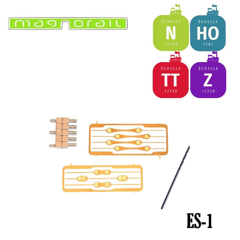 Maketis ES-1 HO規 Magnorail 系統用車輛滑塊（8 個）