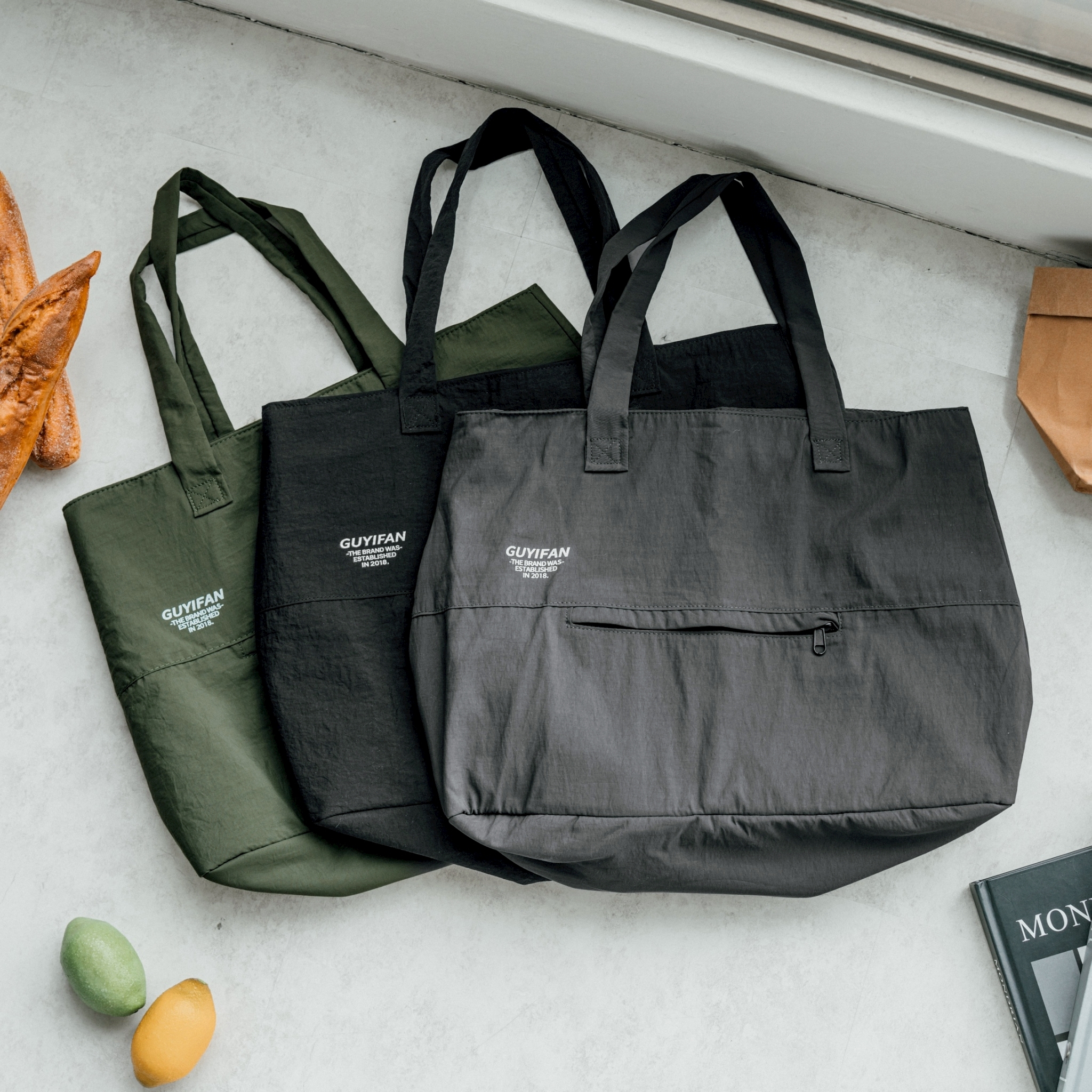 防潑水機能托特包 1808