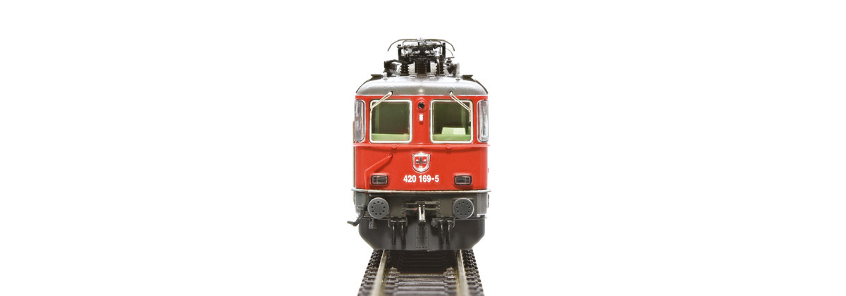 Fleischmann 732476  數位音效電力機車 420 169-5 型，SBB 貨運
