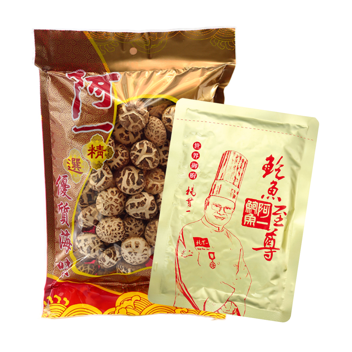 精選花菇配元貝鮑魚汁套裝