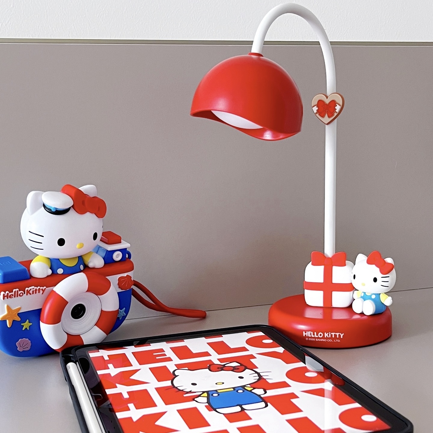 三麗鷗 SANRIO HELLO KITTY 小夜燈 小檯燈 臥室燈 禮物盒 立體KITTY /預購