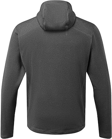 Rab Men's Geon Hoody #QFE-93 ( BL Black/Steel Marl )