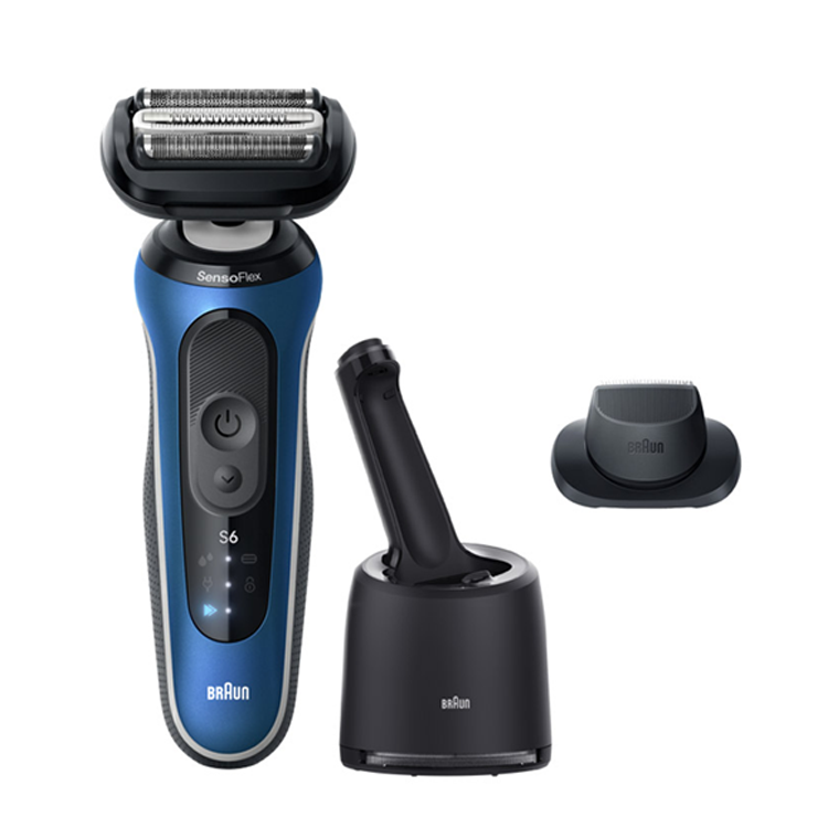 Braun 德國百靈 6系列 PRO 靈動貼膚電鬍刀-藍色(62-B7200cc)