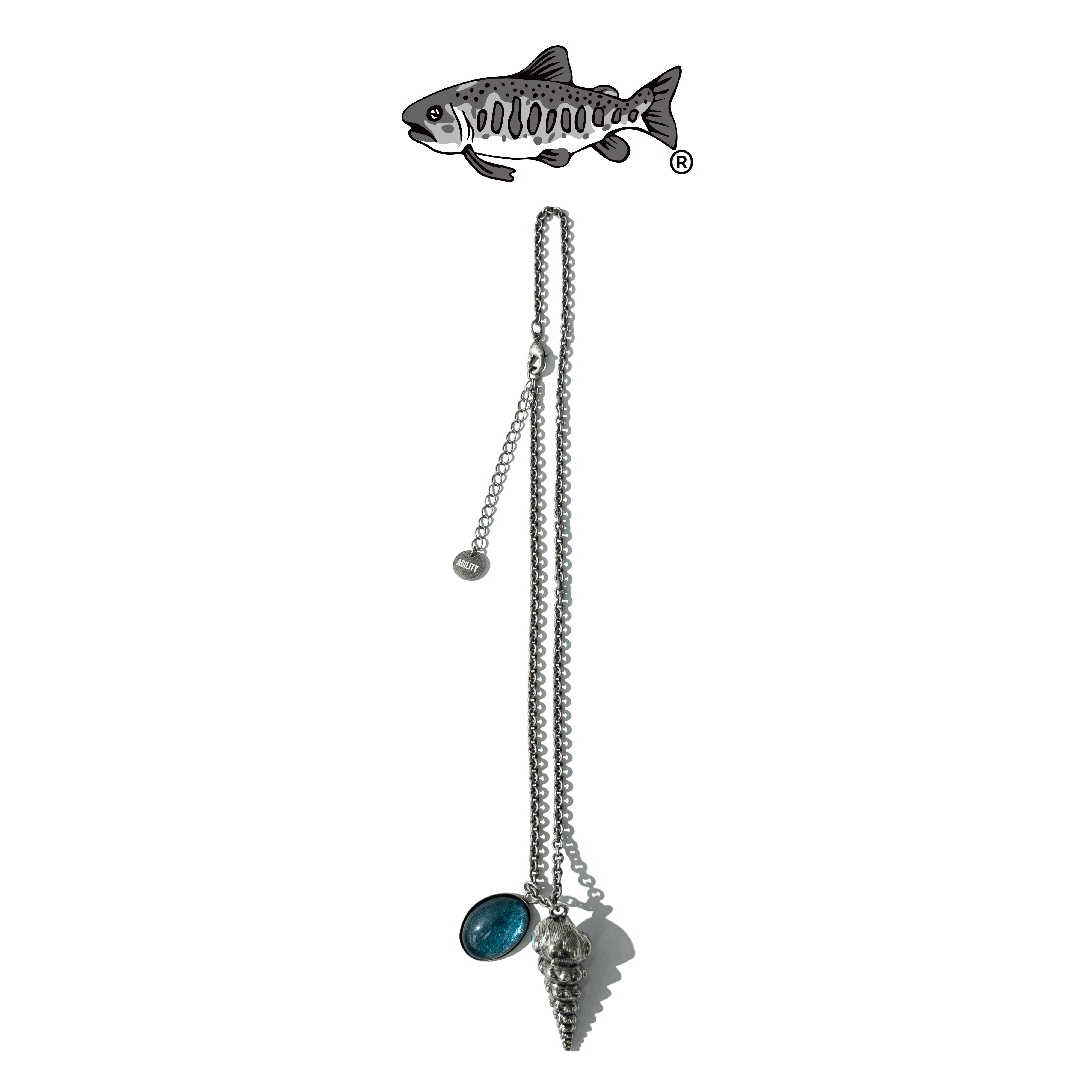 AGILITY Cerith Gem Necklace 燒酒螺 圓石項鍊 [AC0]