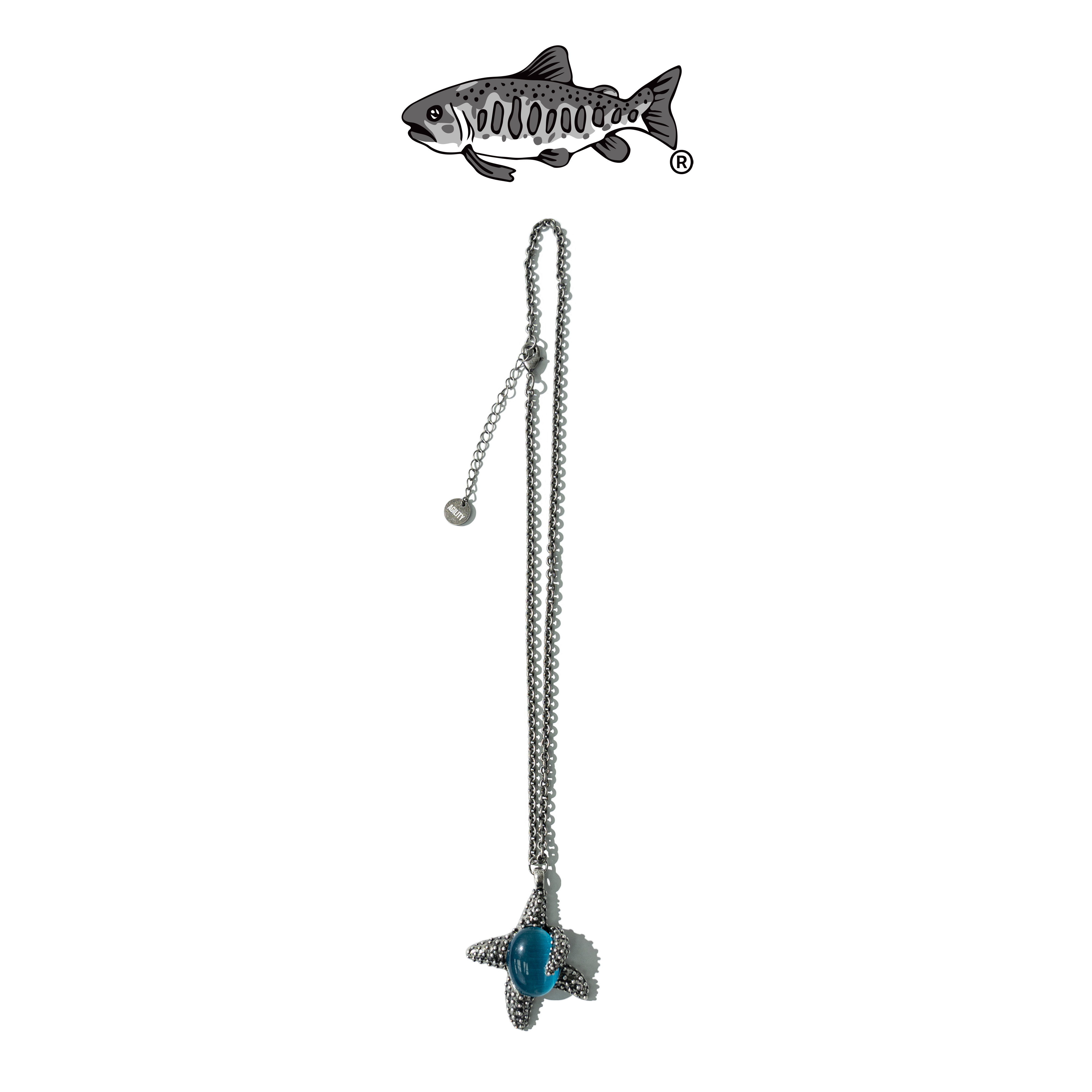 AGILITY Starfish Gem Necklace 海星圓石 項鍊 [AC1]