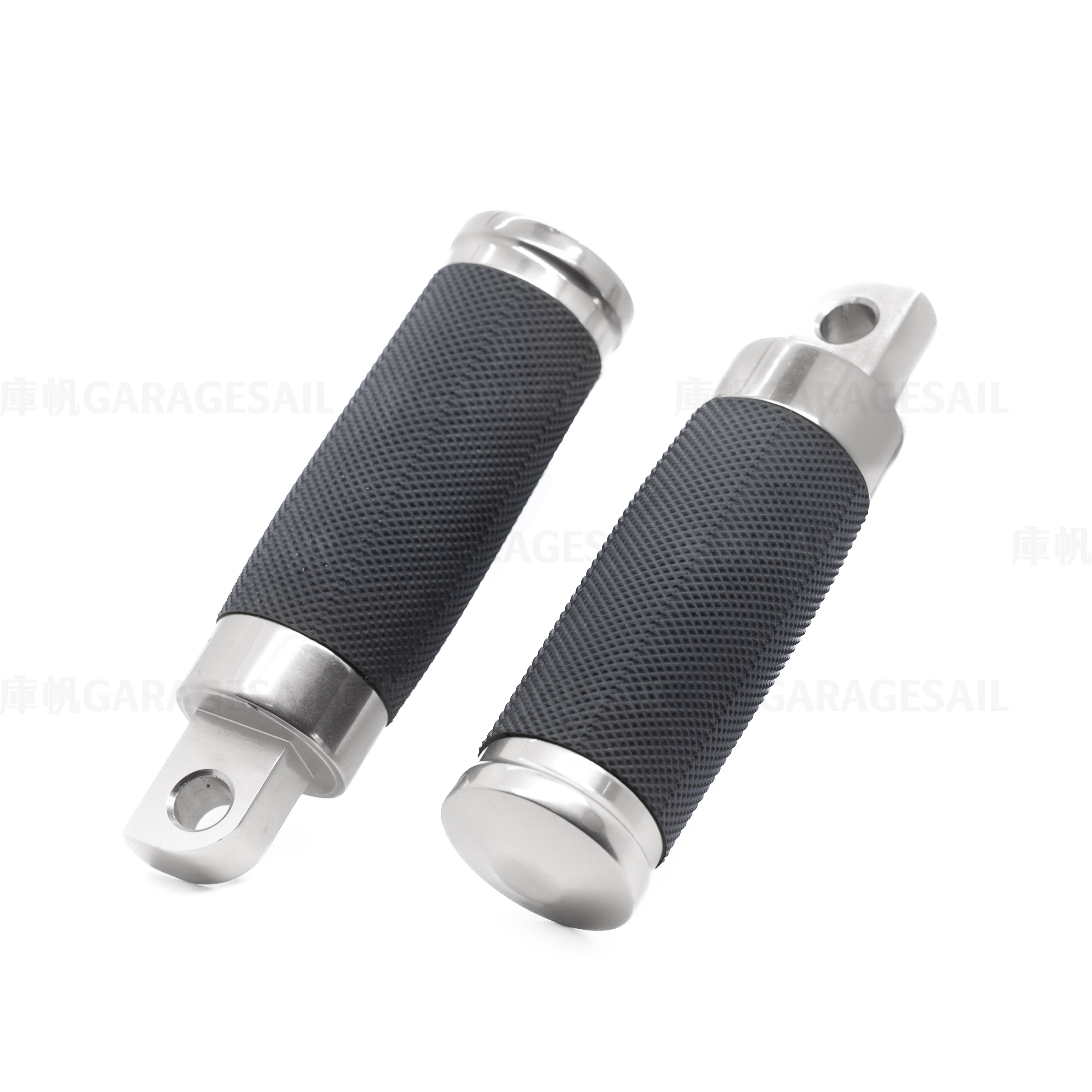 哈雷 專用 鋁合金腳踏 - 拋光銀