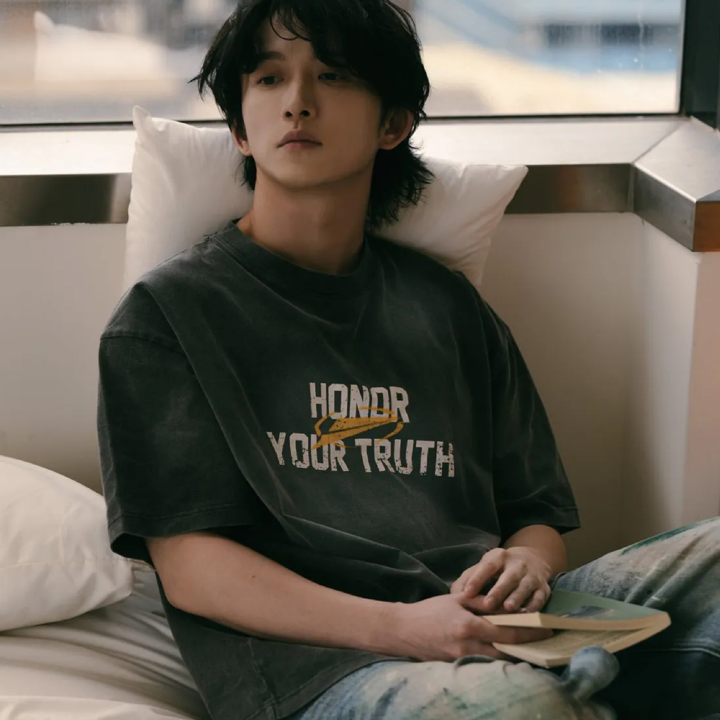 SENSE x Fengme Washed Boxy Cut Tee [SNExFM-T01]