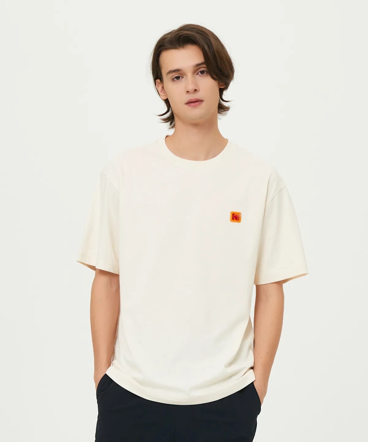 【預購】KODAK 柯達 小方標 涼感 短T K5223ERS34