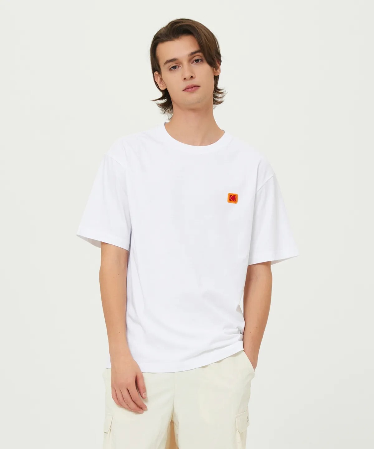 【預購】KODAK 柯達 小方標 涼感 短T K5223ERS34