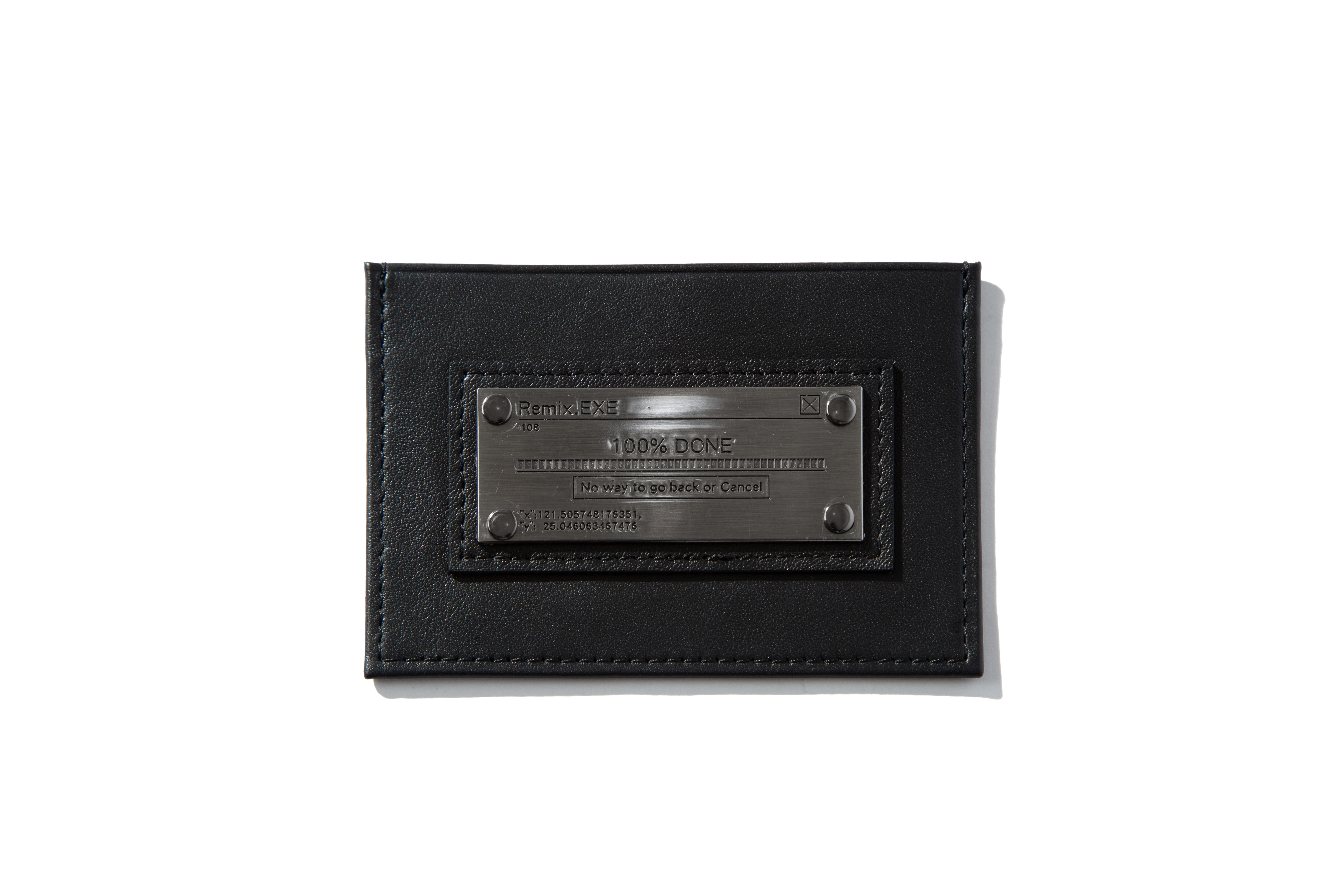 REMIX "Remix Iron Tag Card Holder" (Black)