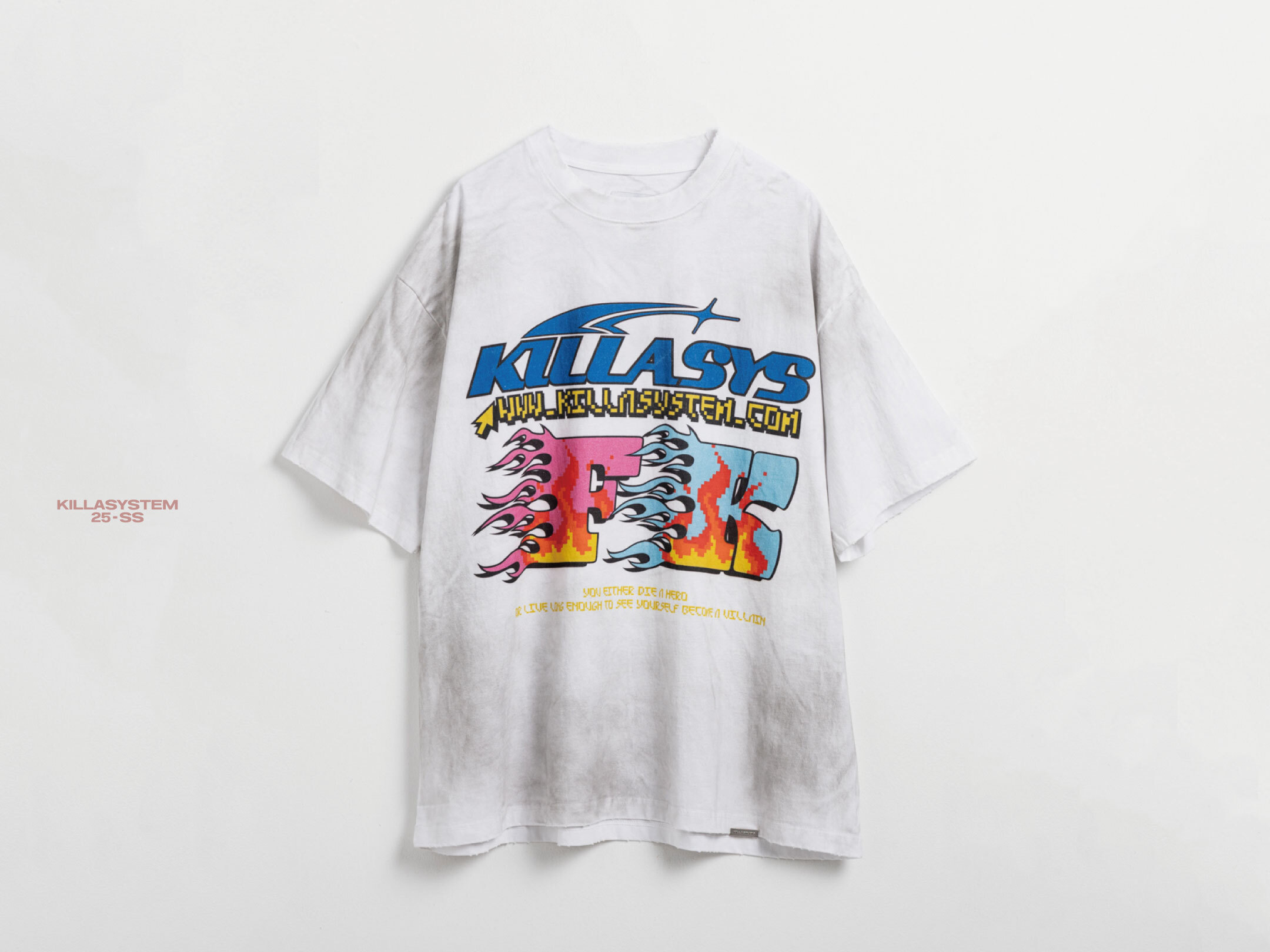 KILLASYSTEM 25S/S PIXEL DAMAGE TEE
