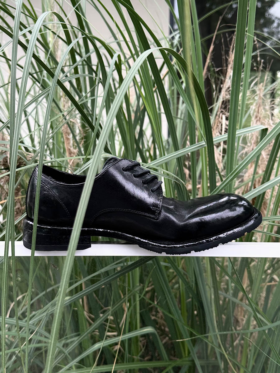 CATSSTAC 黑域水洗馬皮皮鞋