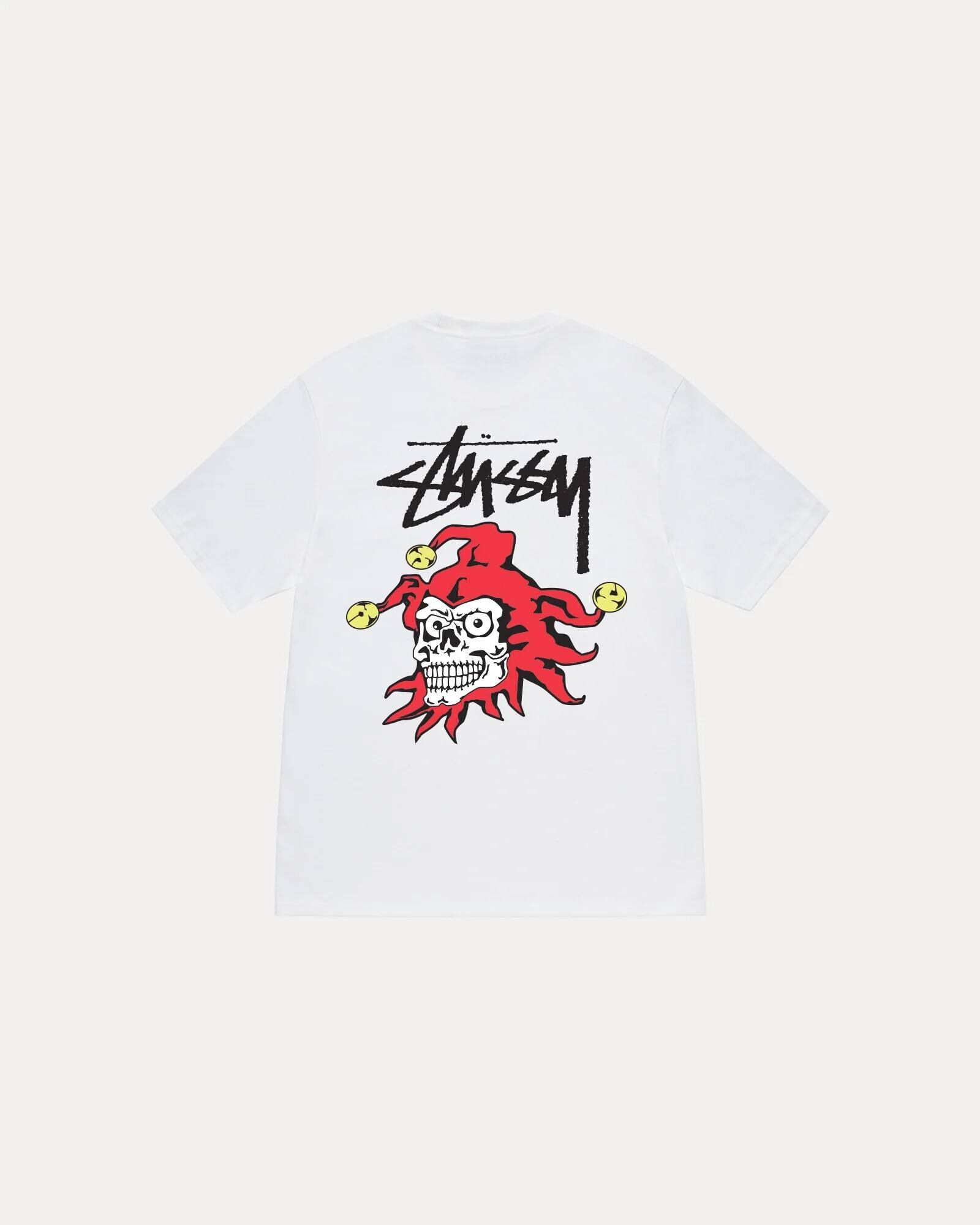 STUSSY小丑短袖 白L