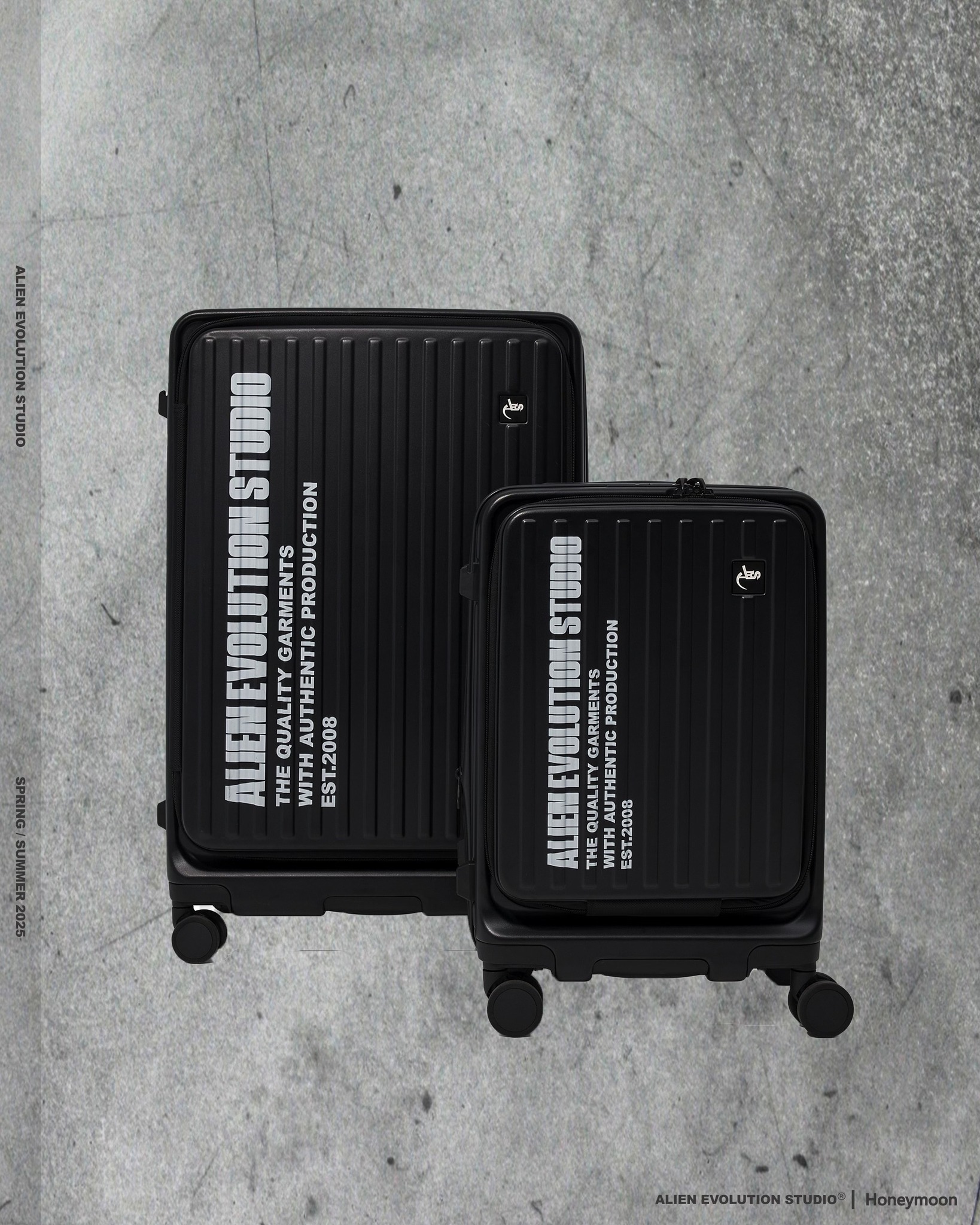 PRE-ORDER（預購結束）ALIEN EVOLUTION STUDIO x HONEYMOON MULTIFUNCTIONAL TRAVEL SUITCASE