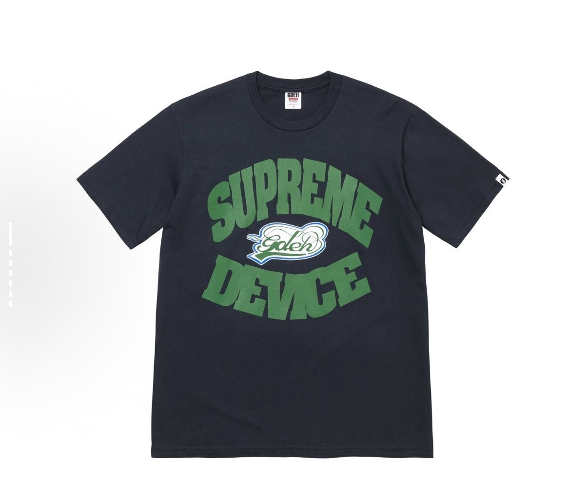 Supreme 藤原浩聯名 Device 短袖T恤 Navy 海軍藍 潮流LOGO印花 男女同款 July25