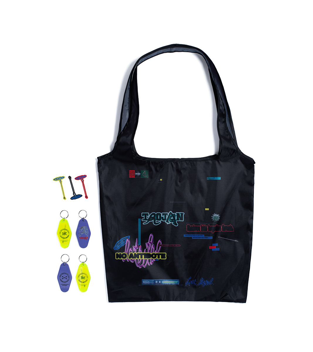 nozzle quiz®｜Trojan Keychain (Lucid Green/Purple)