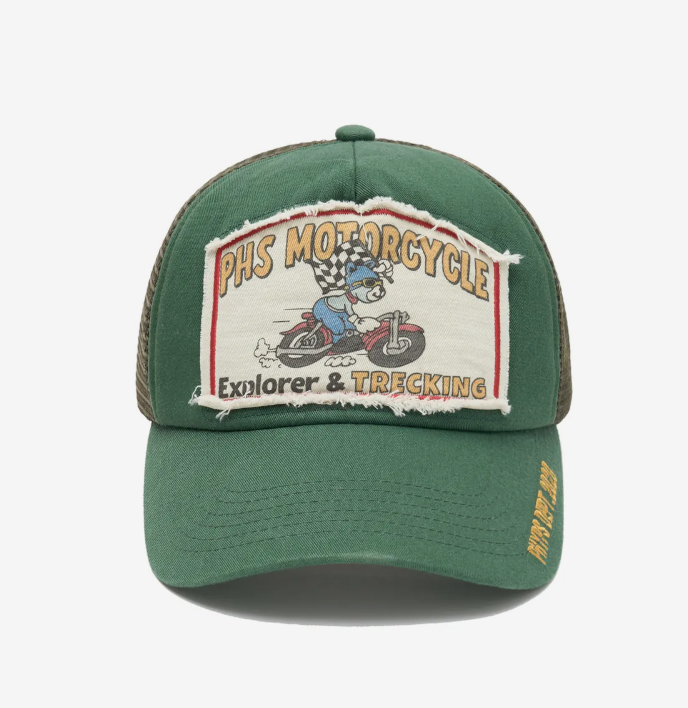 HONDA 本田 /  Riding Bear Mesh Ball Cap Green / HFX2CA303AGN / AUG25