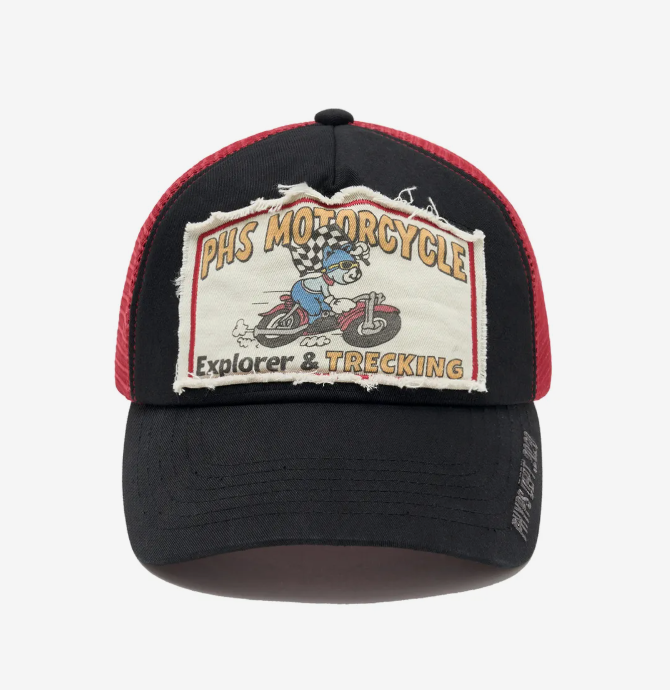 HONDA 本田 / Riding Bear Mesh Ball Cap Black / HFX2CA303ABK /  AUG25