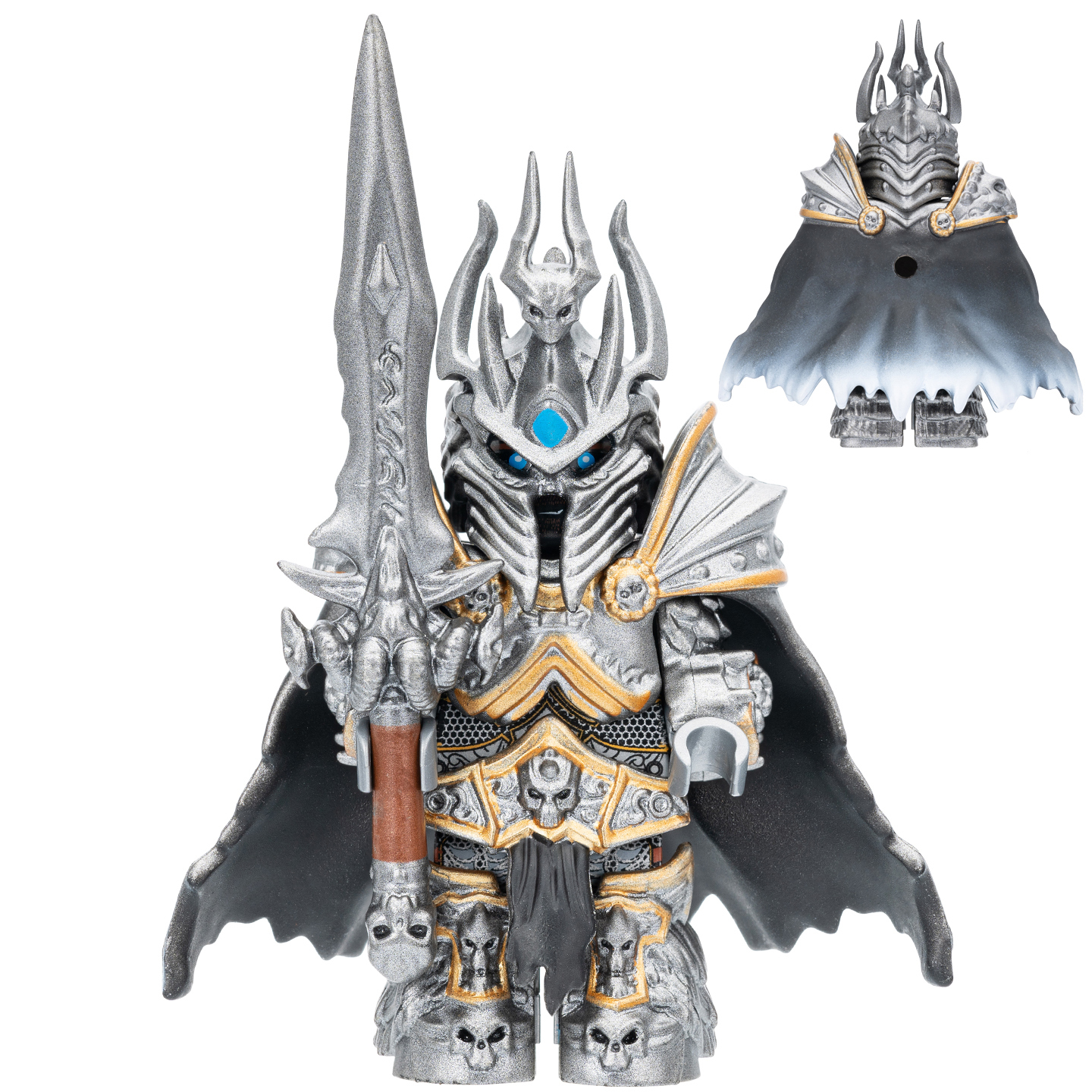 Warcraft III Lich King Custom Minifigures Fit Lego