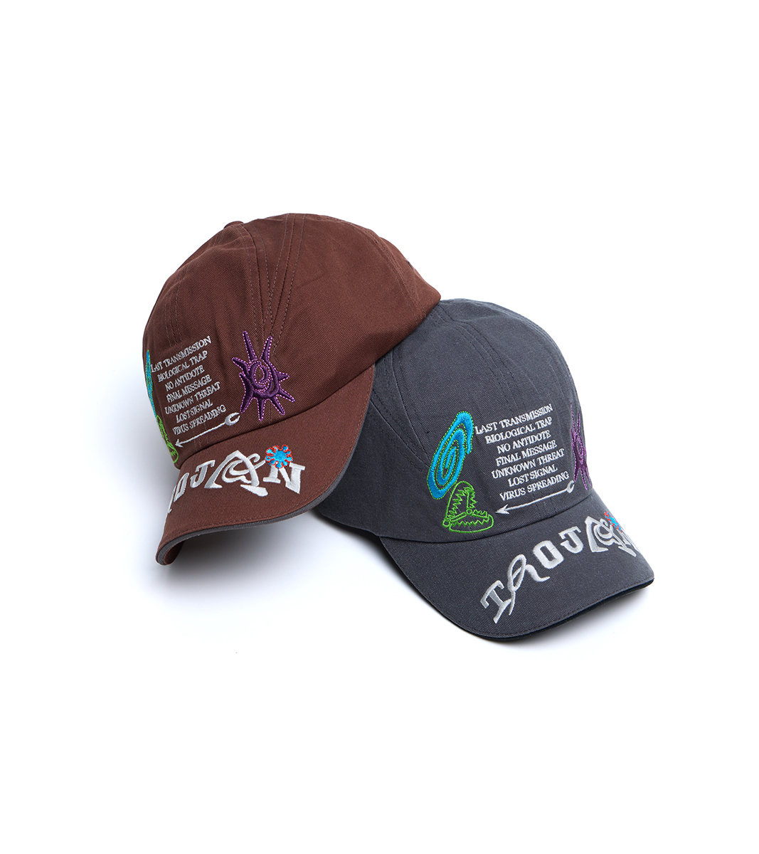 nozzle quiz®｜Trojan Splice Cap (Dark Grey/Dark Brown)