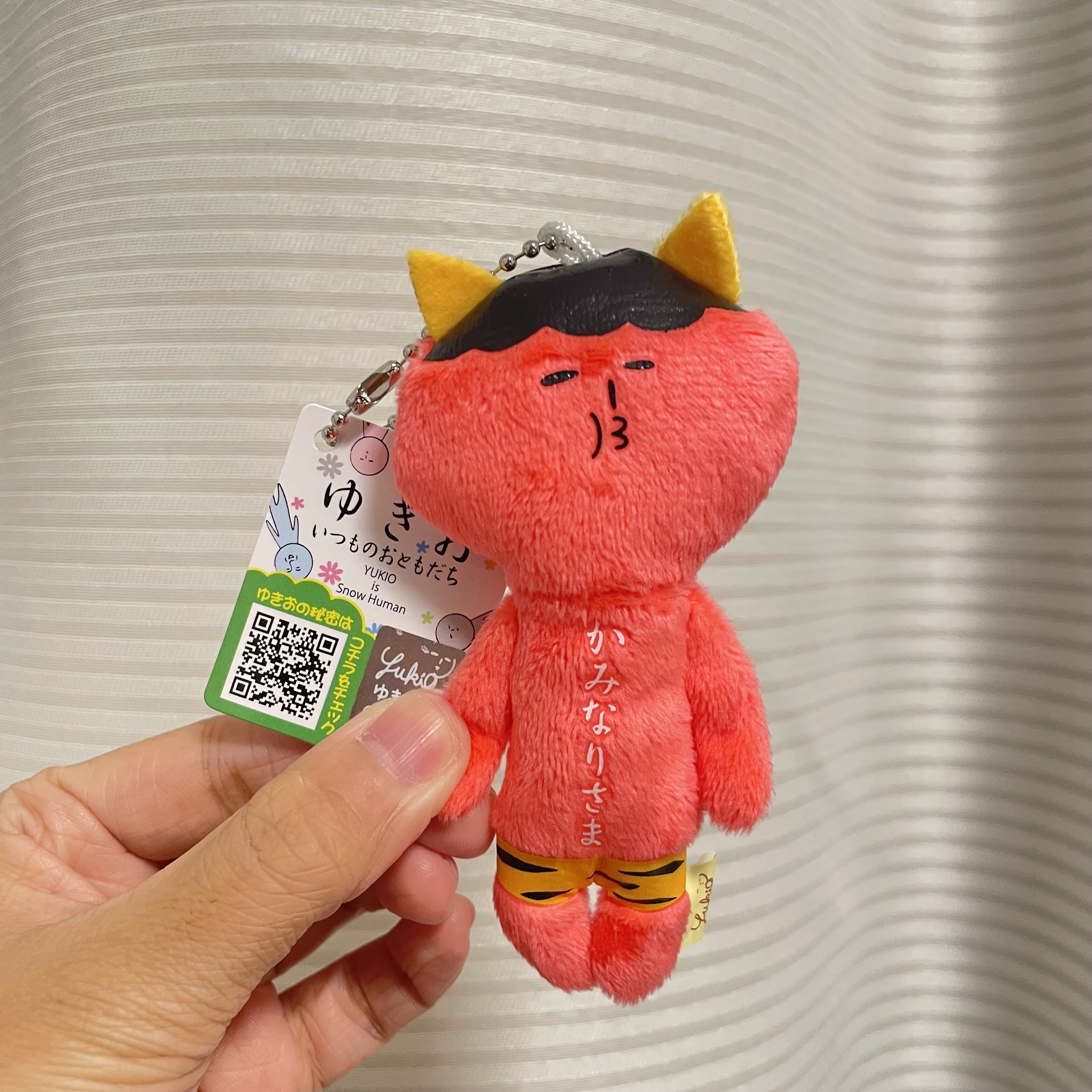 JP 日本雷鬼雪男公仔吊飾 紅 0966 TK250731