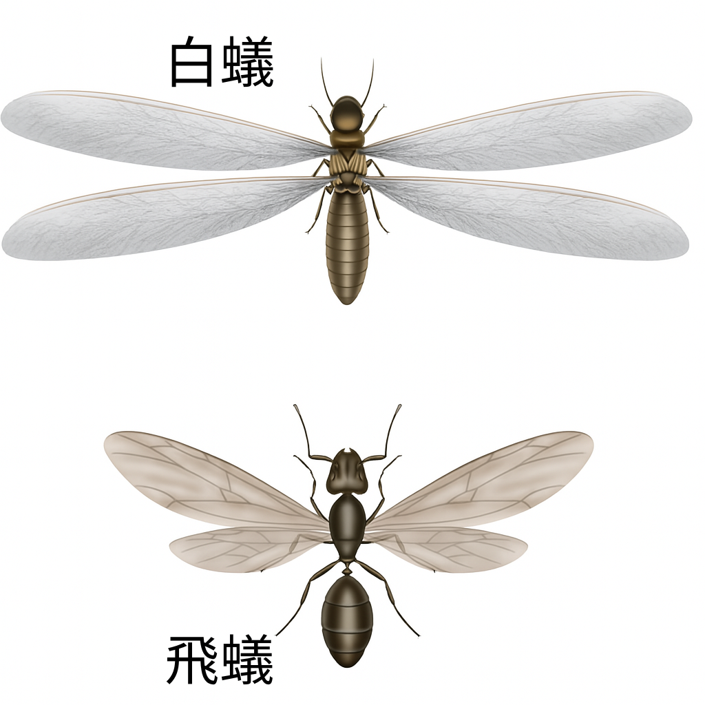 飛蟻和白蟻一樣嗎？