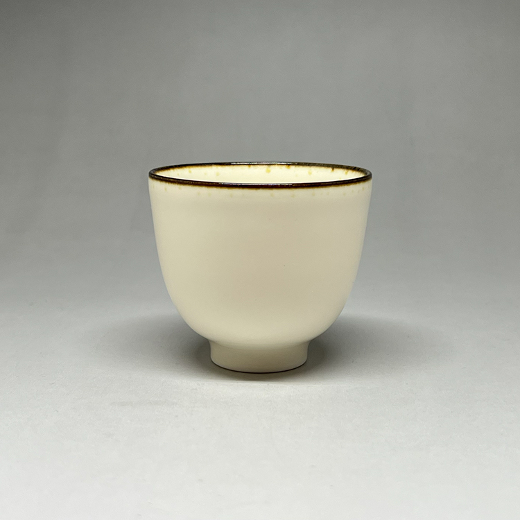 茶香自在】曉芳窯蔡曉芳大師早期定窯白薄胎直口杯對杯茶杯