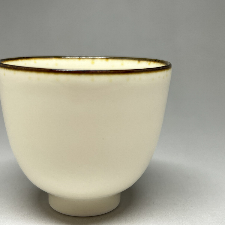 茶香自在】曉芳窯蔡曉芳大師早期定窯白薄胎直口杯對杯茶杯