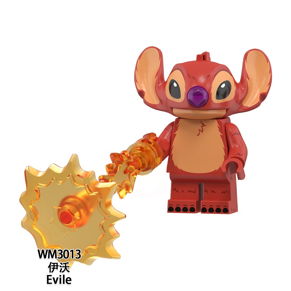 Stitch Evile Custom Minifigures Minifigs Fit Lego WM6219 WM3013