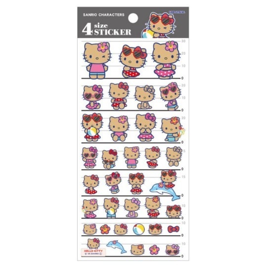 日本 Sanrio 日燒系列 - 貼紙套裝