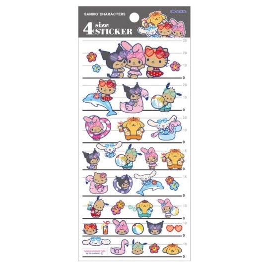 日本 Sanrio 日燒系列 - 貼紙套裝
