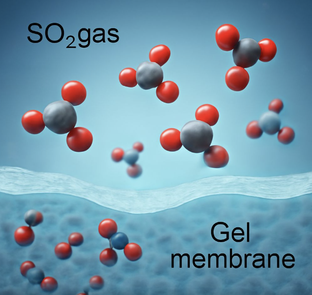 SO2 Gel membrane