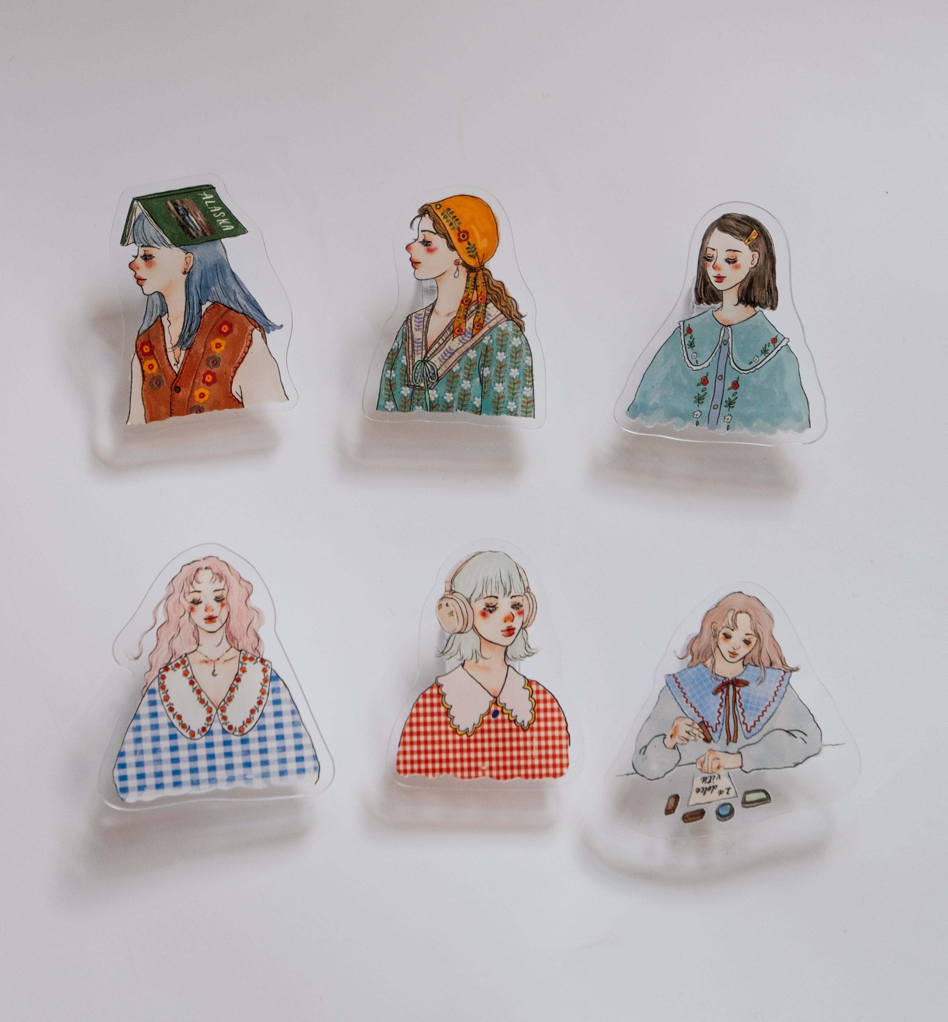 甜蜜慢旅系列 壓克力夾 六款｜甜蜜生活