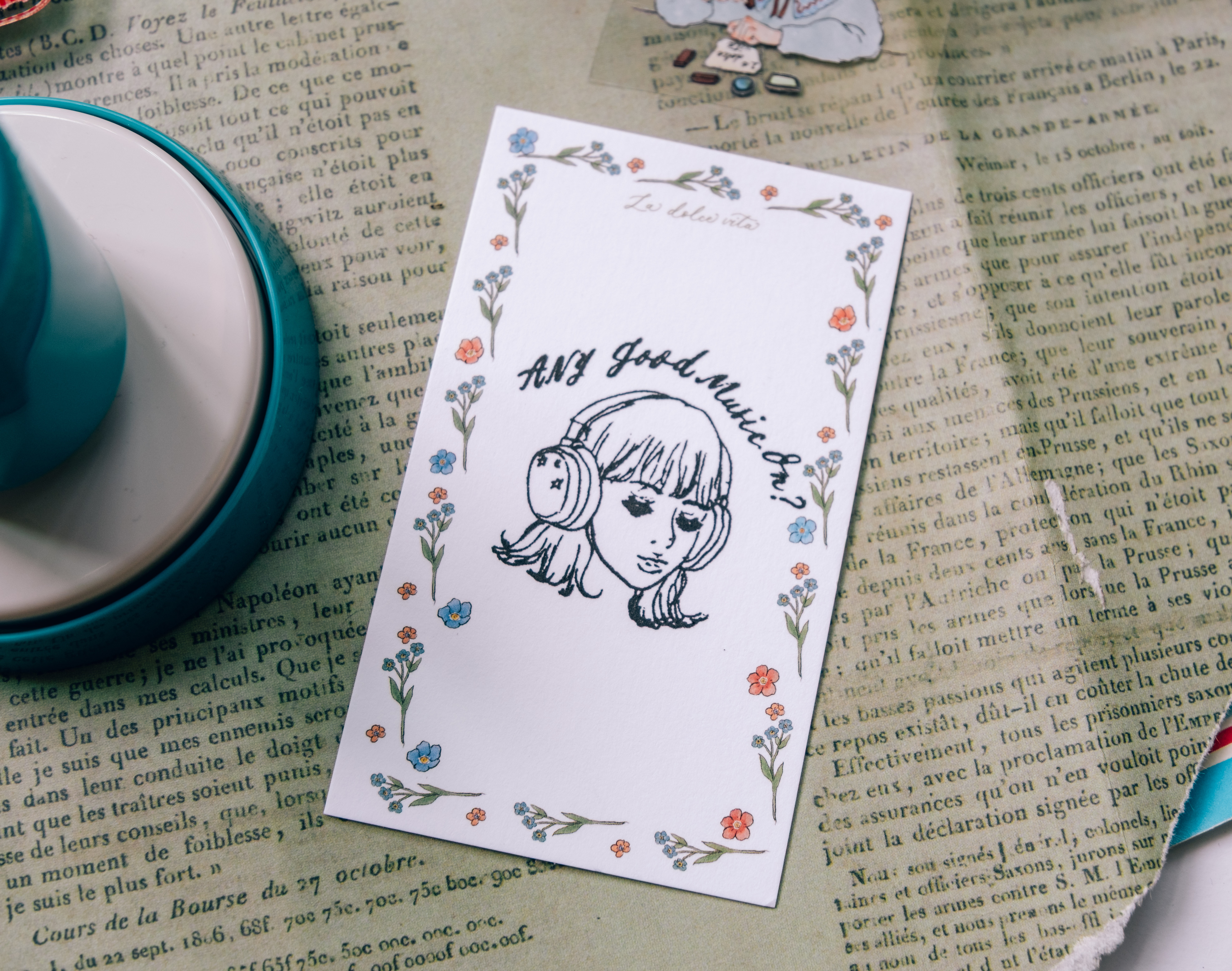 聽什麼歌呢Shachihata 連續印章｜甜蜜生活