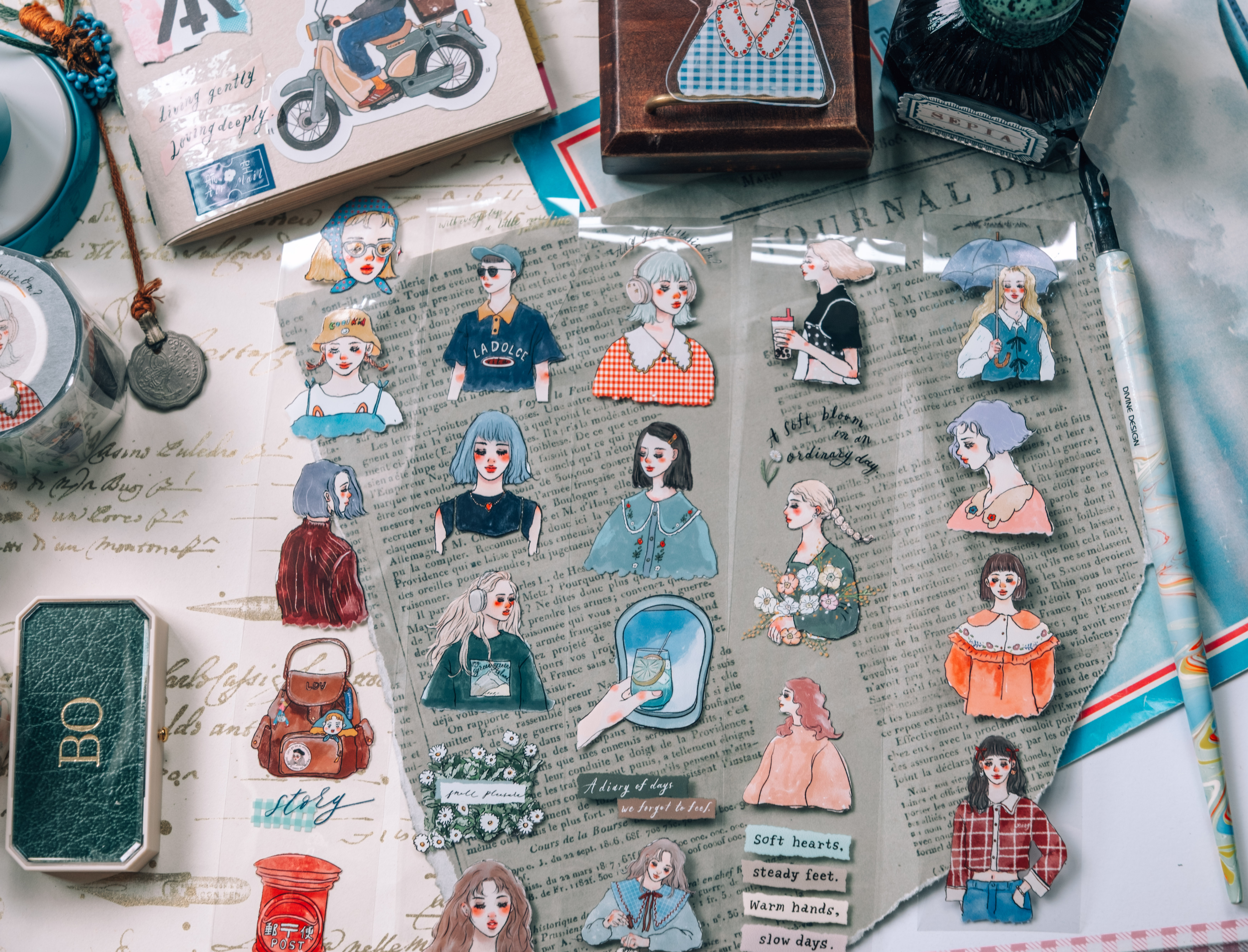 甜蜜慢旅 A slow journey PET 膠帶｜甜蜜生活