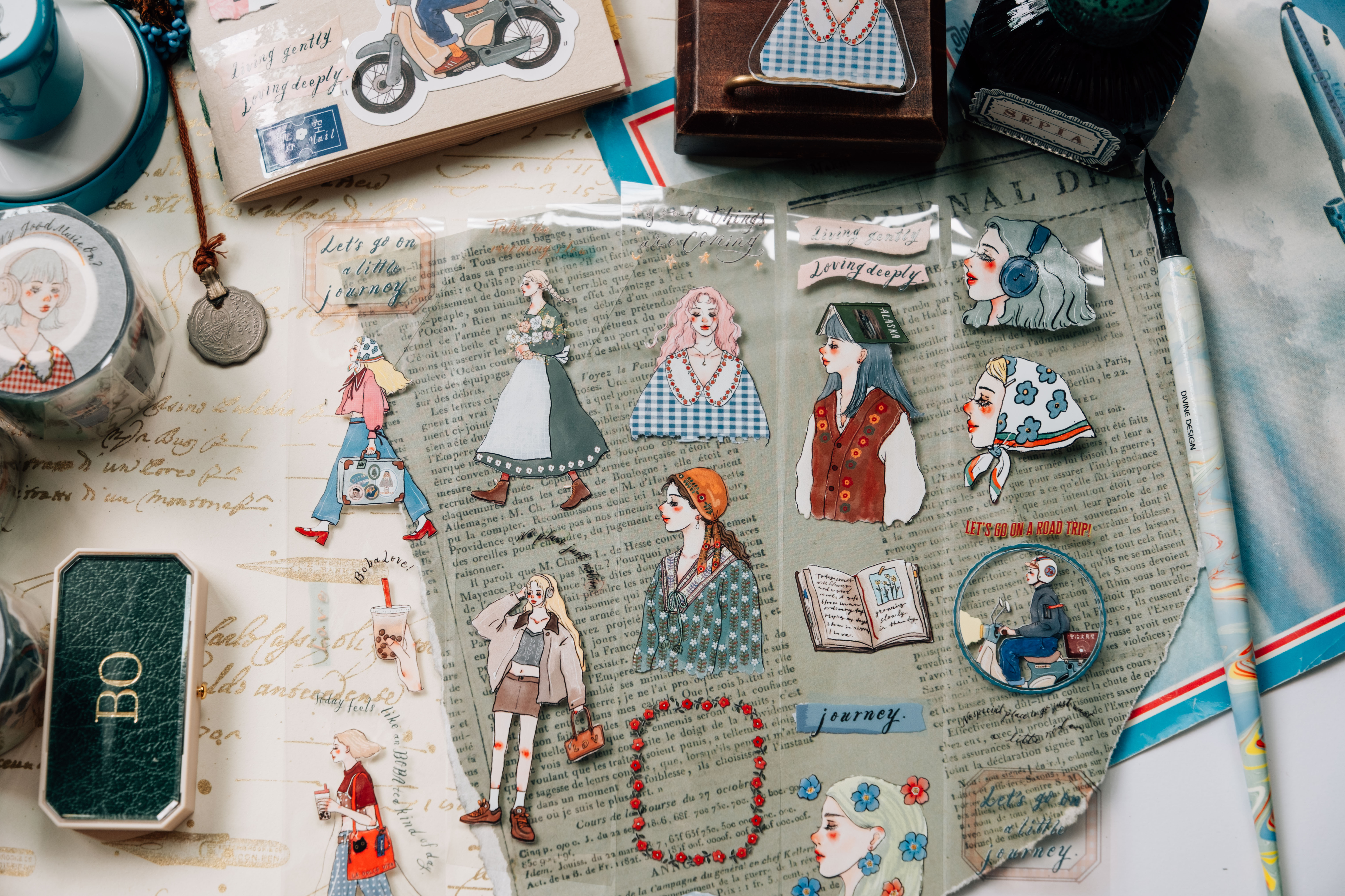 我們快樂地向前走 PET 膠帶｜甜蜜生活