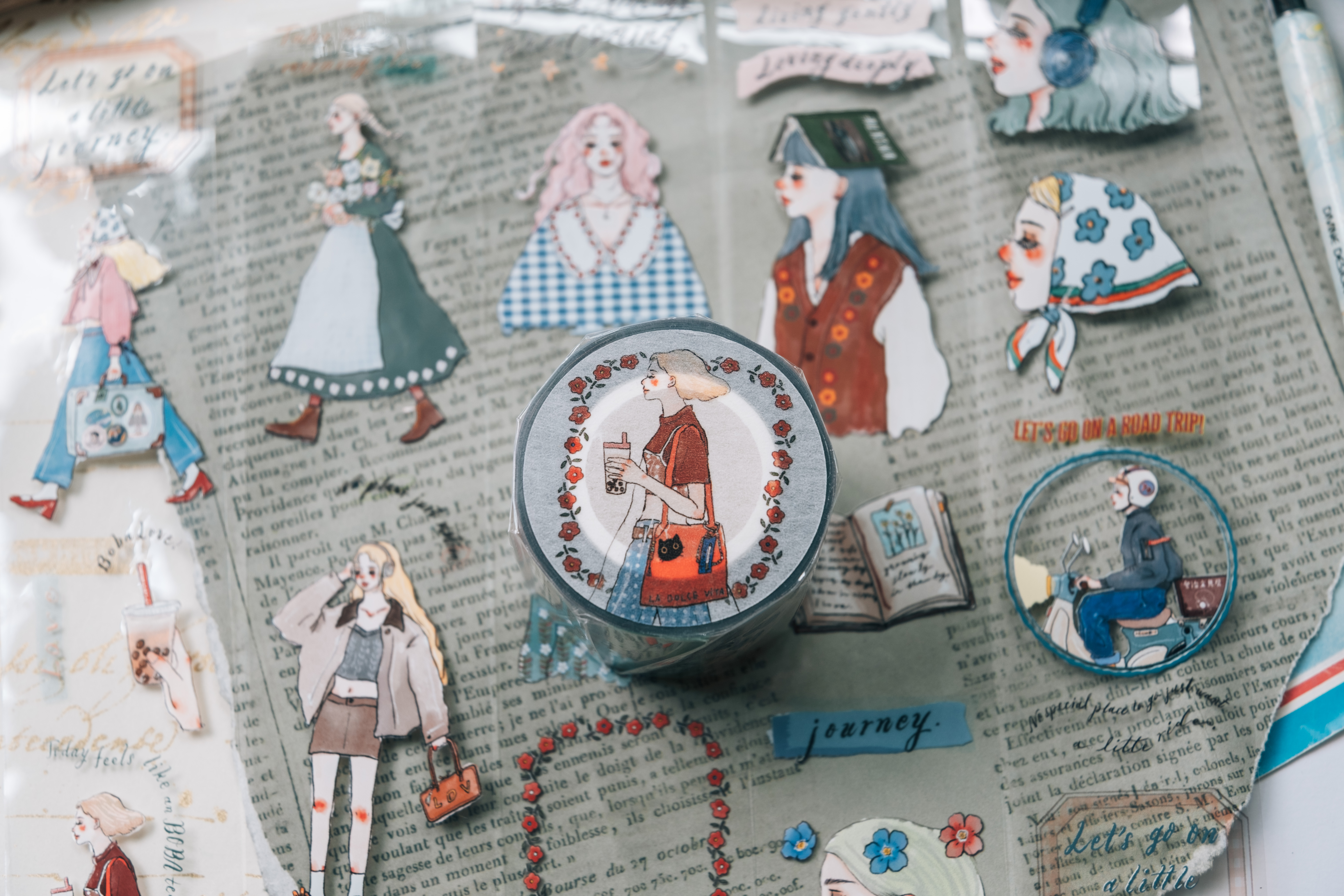 我們快樂地向前走 PET 膠帶｜甜蜜生活