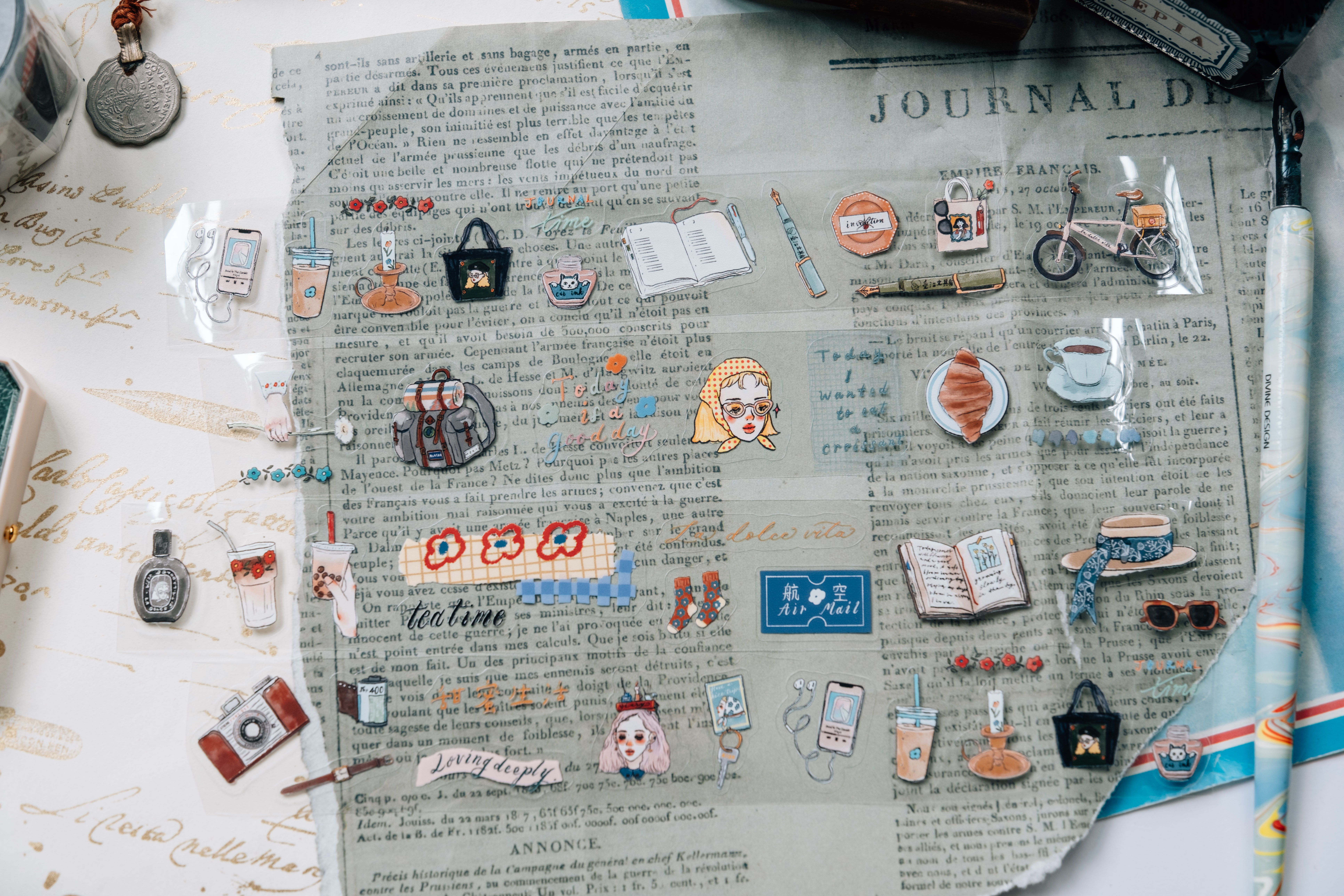 365天的日常 割型PET膠帶｜甜蜜生活