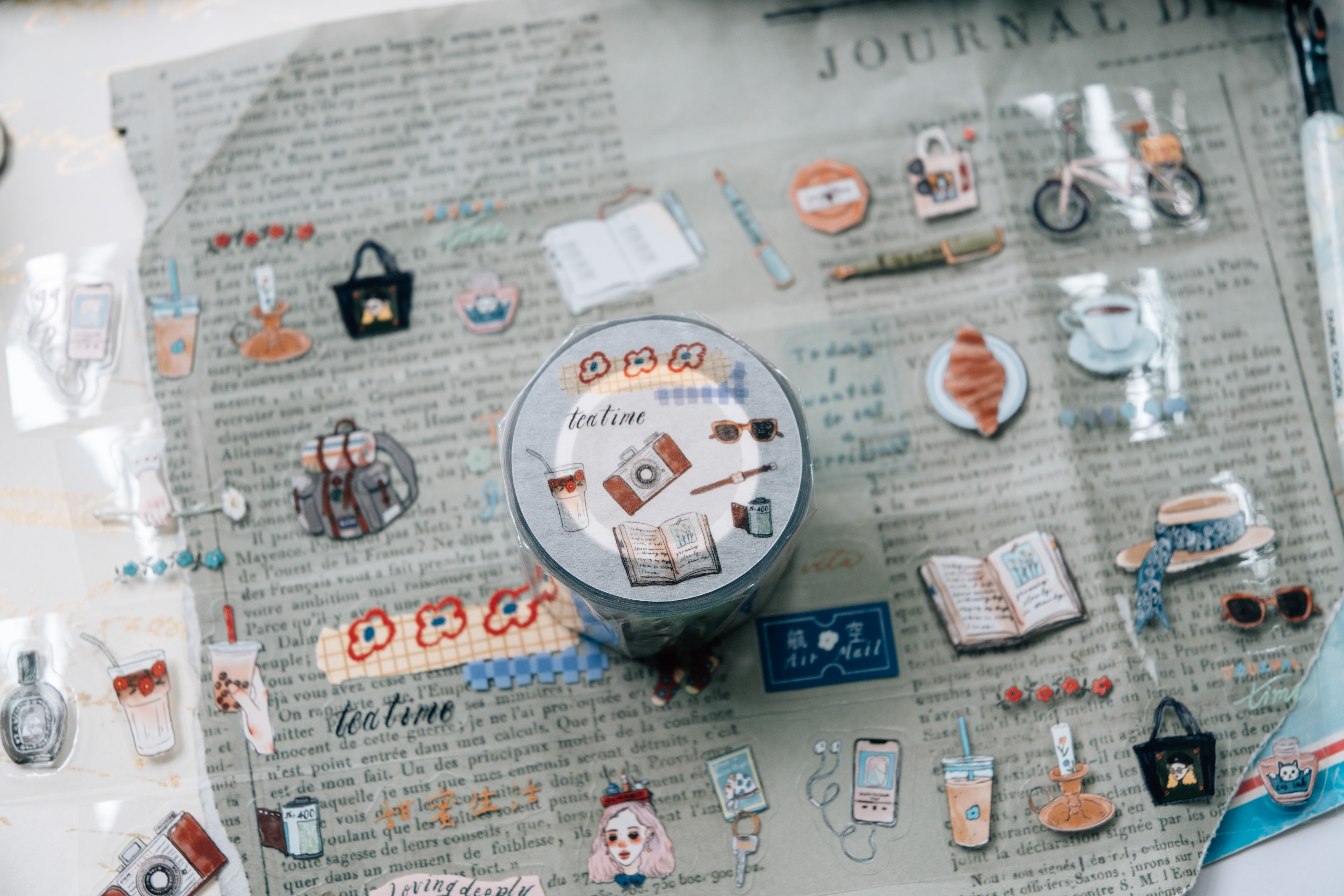 365天的日常 割型PET膠帶｜甜蜜生活