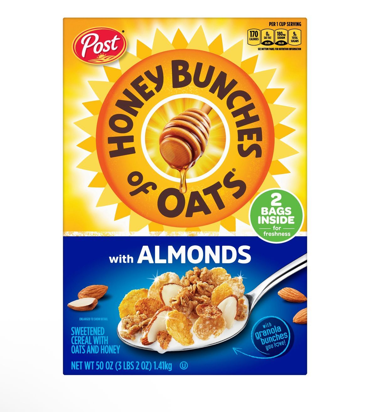 【直播】Post LL0801140 蜂蜜燕麥脆系列1.41kg