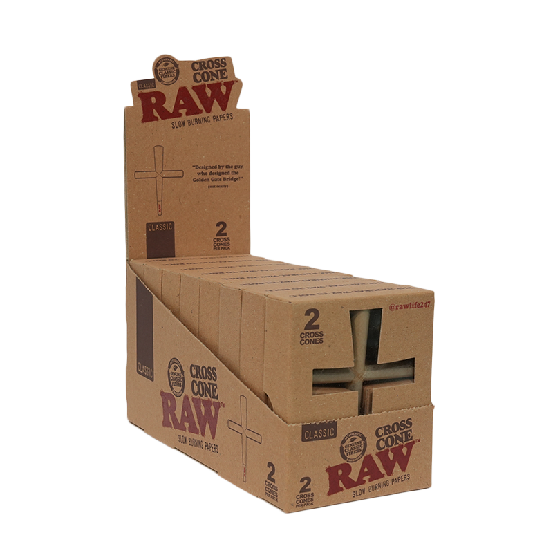 RAW - Cross Cone & Beamer CrossFaded 十字預捲煙組