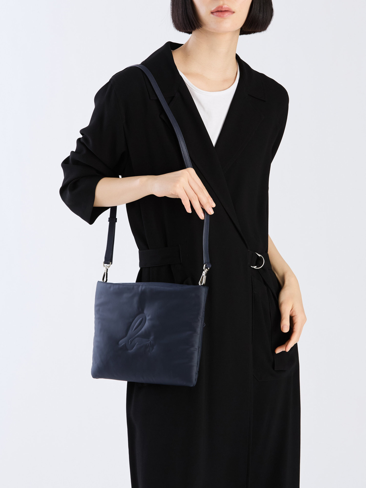 agnès b. 女裝尼龍兩用單肩袋