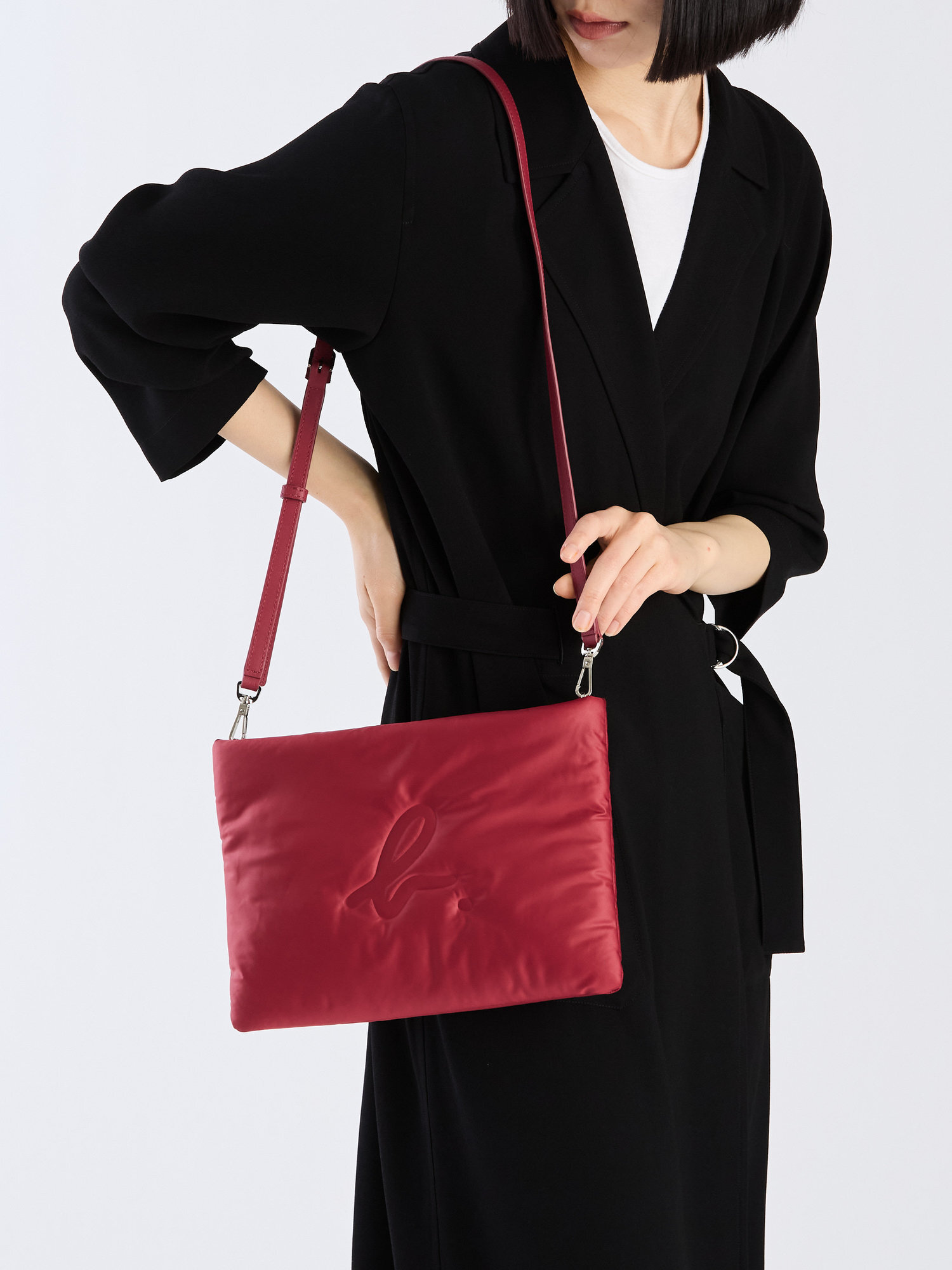 agnès b. 女裝尼龍兩用單肩袋