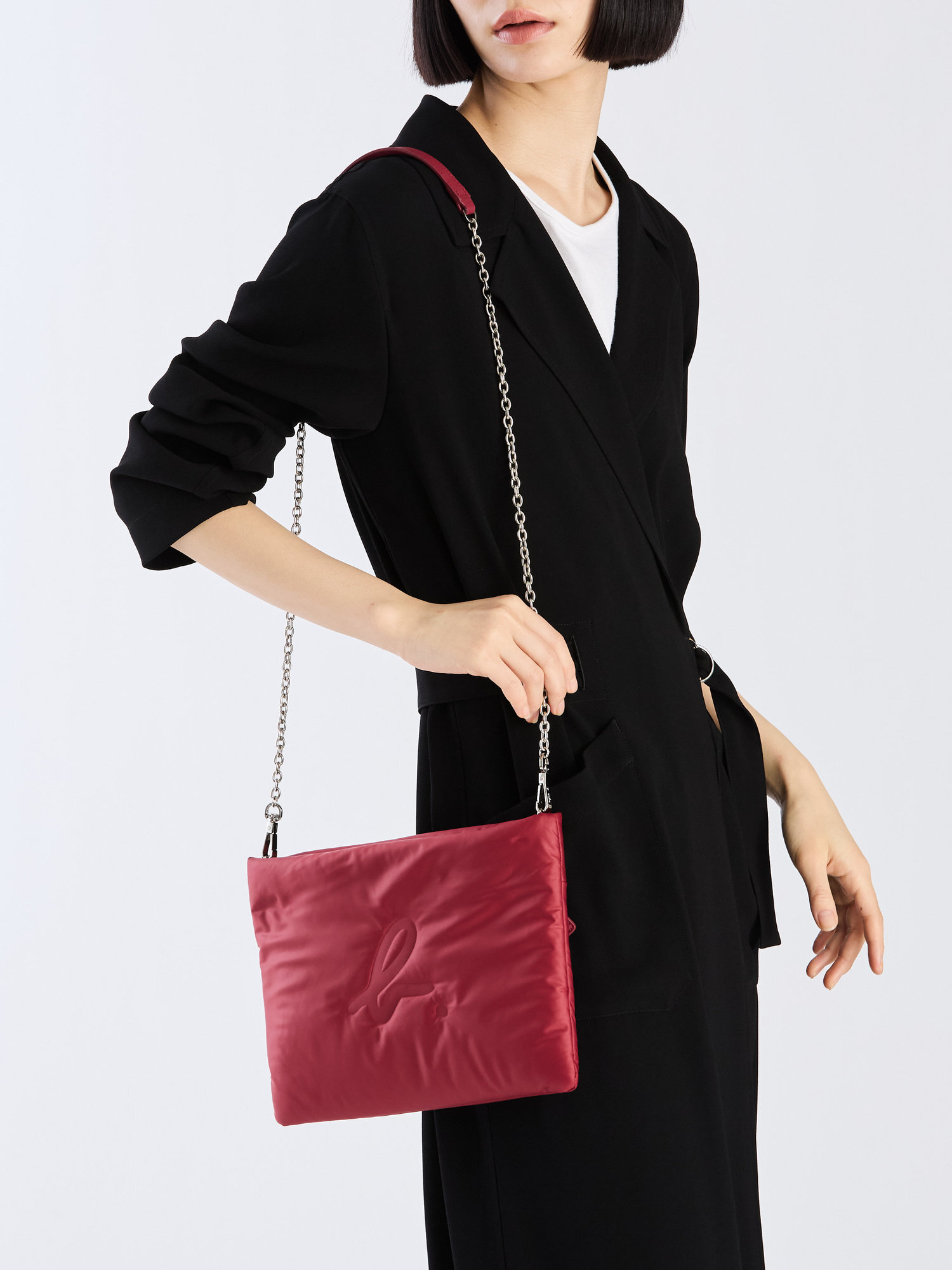 agnès b. 女裝尼龍兩用單肩袋