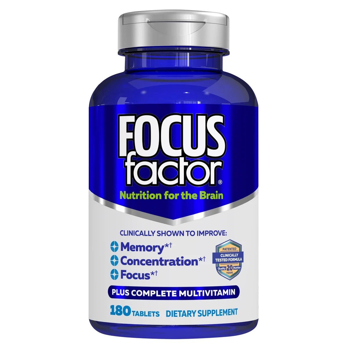 【直播】FOCUS factor LL080129  超強綜合維他命/提升記憶力專注力 (180粒)