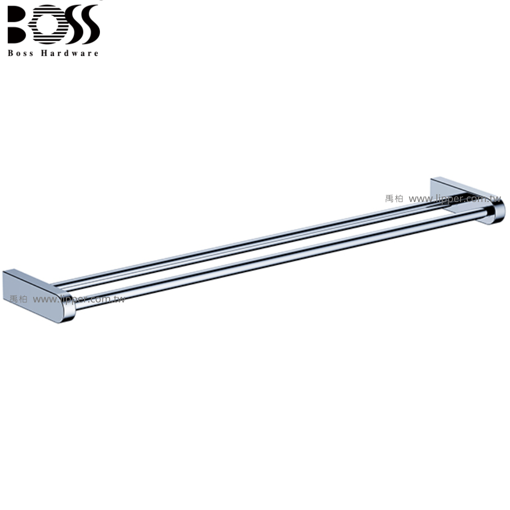BOSS 不銹鋼雙桿毛巾架 60cm D-11008