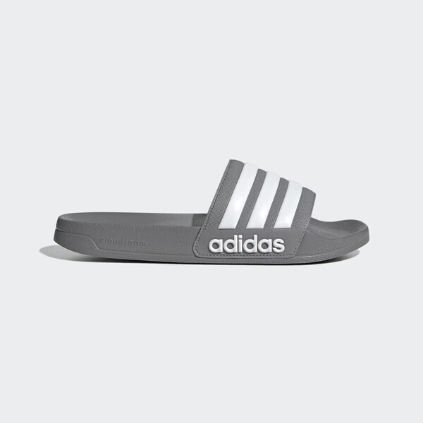 Adidas Adilette Shower GY1891 男女 運動休閒拖鞋 涼拖鞋 舒適 灰白