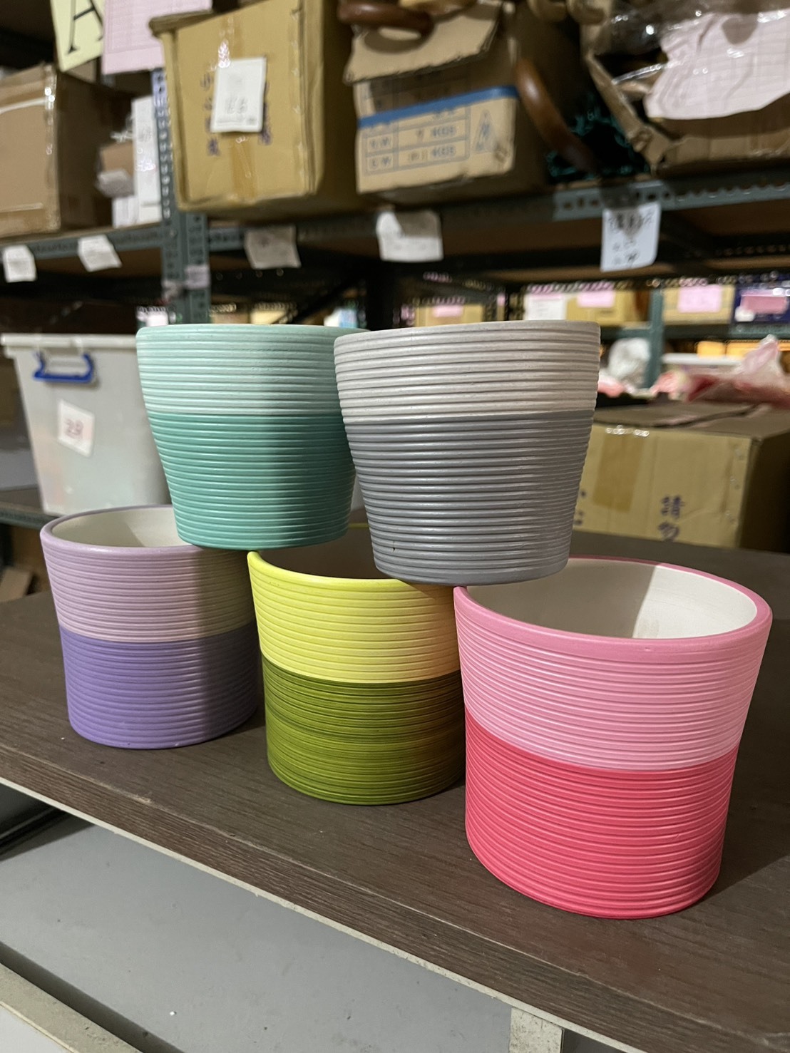 桃園院｜花盆瓷器 2入