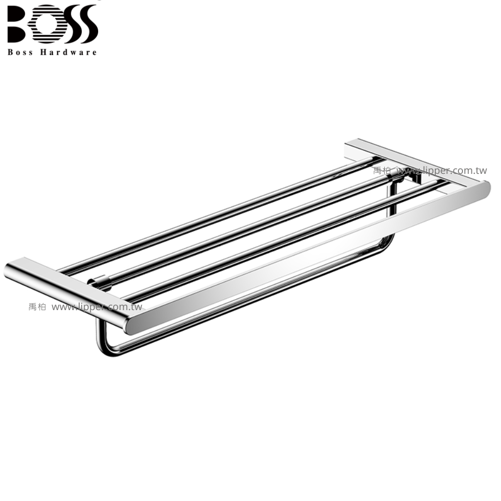 BOSS 銅雙層毛巾架 60cm D-16010